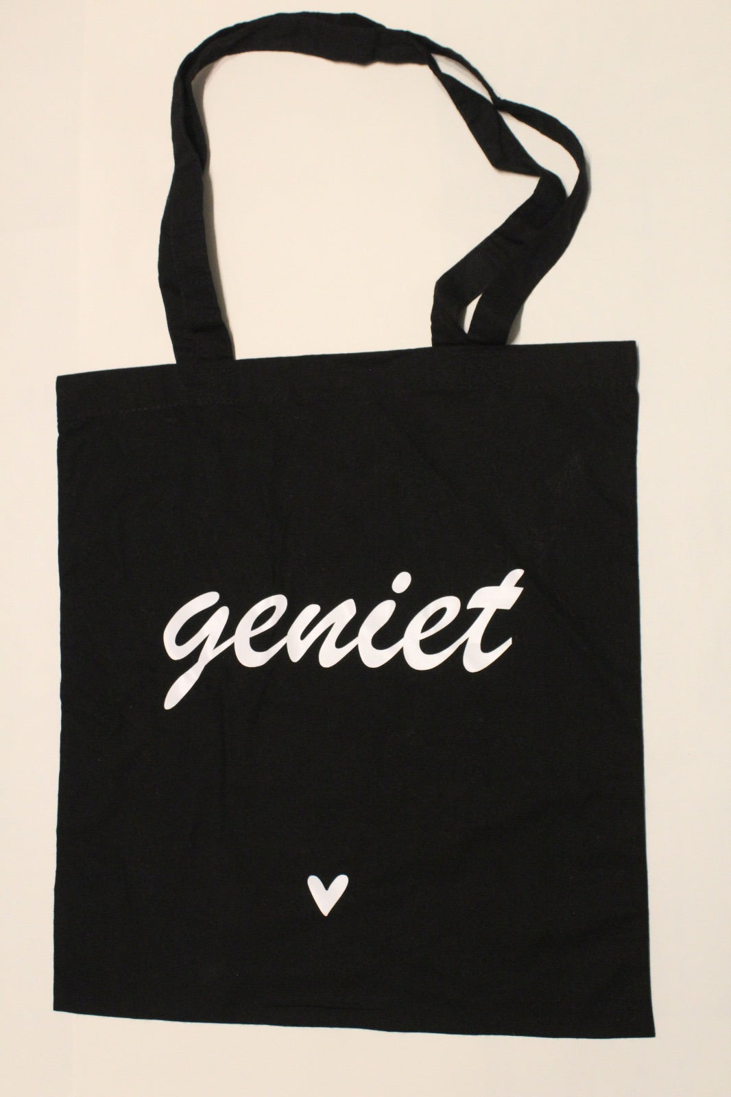 katoenen tas geniet