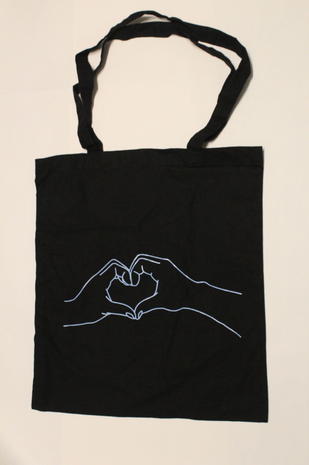 katoenen tas hart